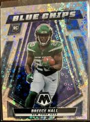Breece Hall [No Huddle Silver] Football Cards 2022 Panini Mosaic Blue Chips Prices