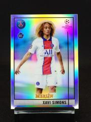 Xavi Simons [Refractor] #87 Soccer Cards 2020 Topps Merlin Chrome UEFA Champions League Prices