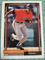 Luis Mercedes #603 Baseball Cards 1992 Topps Prices