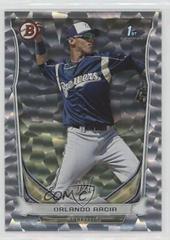 Orlando Arcia [Red Ice] Baseball Cards 2014 Bowman Prospects Prices