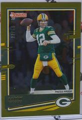 Aaron Rodgers [Gold Press Proof] Football Cards 2020 Panini Donruss Prices