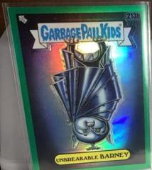 Unbreakable BARNEY [Green Refractor] 2022 Garbage Pail Kids Chrome Prices