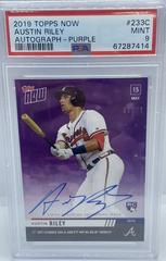 Austin Riley [Autograph Purple] #233C Baseball Cards 2019 Topps Now Prices