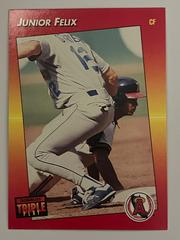 Junior Felix #168 Baseball Cards 1992 Panini Donruss Triple Play Prices