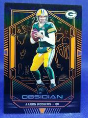 Aaron Rodgers [Electric Etch Orange] #70 Football Cards 2019 Panini Obsidian Prices