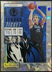 Dirk Nowitzki [Cracked Ice] Basketball Cards 2018 Panini Contenders Prices