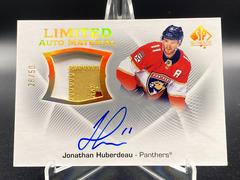 Jonathan Huberdeau Hockey Cards 2021 SP Authentic Limited Auto Material Prices