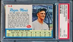 Roger Maris [Hand Cut Blank Back] #6 Baseball Cards 1962 Post Cereal Prices