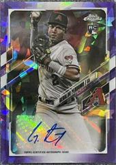 Geraldo Perdomo [Purple] Baseball Cards 2021 Topps Chrome Update Sapphire Rookie Autographs Prices