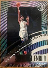Joel Embiid [Sapphire] #18 Basketball Cards 2019 Panini Illusions Season Highlights Prices