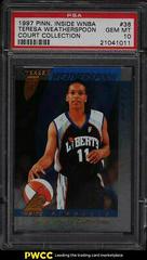 Teresa Weatherspoon [Court Collection] #36 Basketball Cards 1997 Pinnacle Inside WNBA Prices