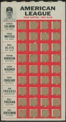 Max Alvis Baseball Cards 1967 Topps Punch Outs Prices