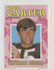 Virgil Carter #27 Football Cards 1971 Topps Pin Ups Prices