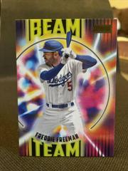 Freddie Freeman [Black] #BT-16 Baseball Cards 2022 Stadium Club Beam Team Prices