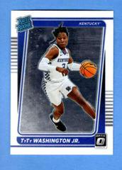 TyTy Washington Jr. Basketball Cards 2022 Panini Chronicles Draft Picks Donruss Optic Rated Rookie Prices