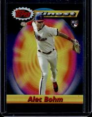 Alec Bohm [Black Refractor] #116 Baseball Cards 2021 Topps Finest Flashbacks Prices