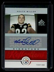 Heath Miller [Red] #SR-HM Football Cards 2005 Upper Deck Reflections Signatures Prices