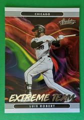 Luis Robert #ET-1 Baseball Cards 2022 Panini Absolute Extreme Team Prices