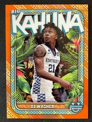 DJ Wagner [Orange] #BK-3 Basketball Cards 2023 Bowman Chrome University The Big Kahuna Prices