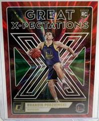 Brandin Podziemski [Red Green] #22 Basketball Cards 2023 Panini Donruss Great X Pectations Prices