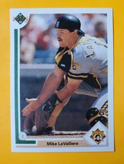 Mike LaValliere #129 Baseball Cards 1991 Upper Deck Prices