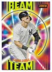 Aaron Judge [Orange] #BT-12 Baseball Cards 2022 Stadium Club Beam Team Prices