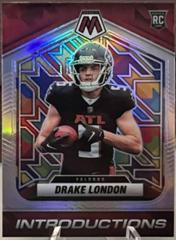 Drake London [Silver] #I-5 Football Cards 2022 Panini Mosaic Introductions Prices