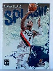 Damian Lillard #6 Basketball Cards 2021 Panini Donruss Optic Splash Prices