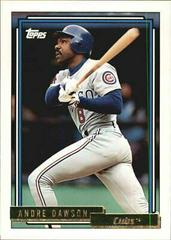 Andre Dawson #460 Baseball Cards 1992 Topps Gold Prices
