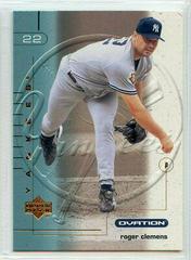 Roger Clemens Baseball Cards 2002 Upper Deck Ovation Prices