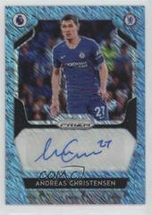 Andreas Christensen [Blue Shimmer] #S-AC Soccer Cards 2019 Panini Prizm Premier League Signatures Prices