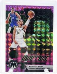 Giannis Antetokounmpo [Purple] #21 Basketball Cards 2022 Panini Mosaic Montage Prices
