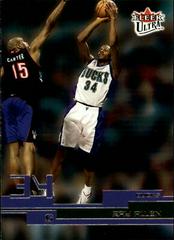 Ray Allen #132 Basketball Cards 2002 Ultra Prices