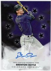 Brenton Doyle [Black] #BSA-BDO Baseball Cards 2024 Topps Baseball Stars Autograph Prices