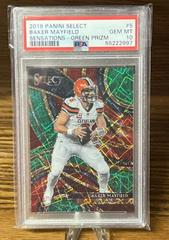 Baker Mayfield [Green Prizm] Football Cards 2019 Panini Select Sensations Prices