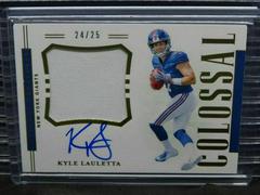Kyle Lauletta Football Cards 2018 National Treasures Rookie Colossal Signatures Prices