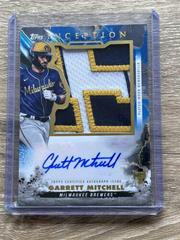 Garrett Mitchell [Blue] Baseball Cards 2023 Topps Inception Autograph Jumbo Patch Prices