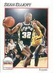 Sean Elliott #190 Basketball Cards 1991 Hoops Prices