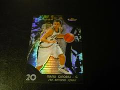 Manu Ginobili Black Refractor Basketball Cards 2007 Finest Prices