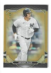 Anthony Rizzo [Gold] #81 Baseball Cards 2022 Topps Triple Threads Prices