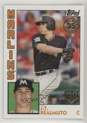 J.T. Realmuto [150th Anniversary] #T84-10 Baseball Cards 2019 Topps 1984 Baseball Prices