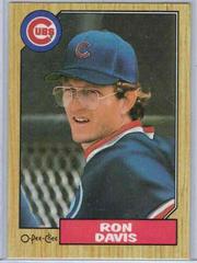 Ron Davis #383 Baseball Cards 1987 O Pee Chee Prices