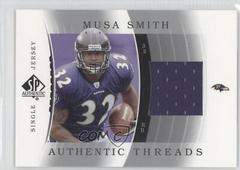 Musa Smith [Single Jersey] #JC-MS Football Cards 2003 SP Authentic Threads Prices