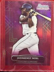 Jhonkensy Noel [Magenta] Baseball Cards 2022 Bowman Sterling Prices