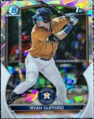 Ryan Clifford [Atomic] #BCP-10 Baseball Cards 2023 Bowman Chrome Prospects Prices