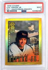 Cal Ripken Jr. [Checklist Gold Press Proof] Baseball Cards 1998 Studio Prices