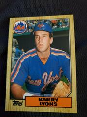 Barry Lyons #68T Baseball Cards 1987 Topps Traded Prices