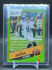 A. J. Brown [Timeless Tributes Green] #4 Football Cards 2021 Panini Classics Prices