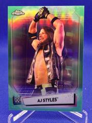 AJ Styles [Aqua Refractor] Wrestling Cards 2021 Topps Chrome WWE Prices