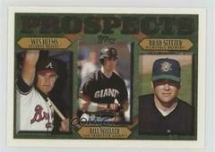 Bill Mueller, Brad Seitzer, Wes Helms #490 Baseball Cards 1997 Topps Prices